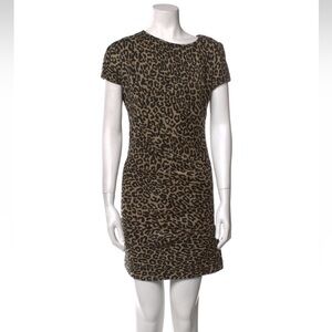 Sea New York Leopard Sheath Mini Dress